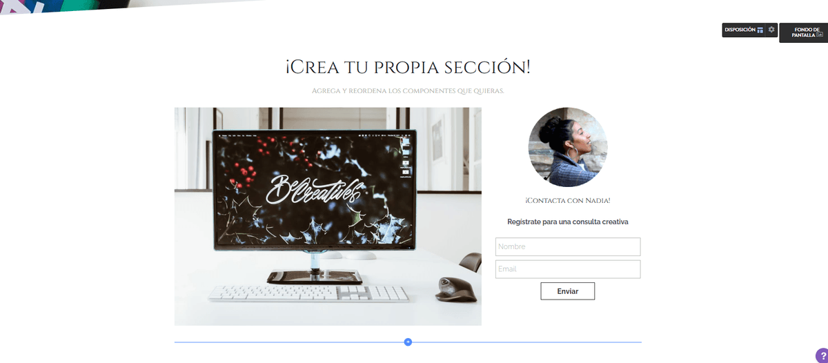 Crea tu propia sección de forma sorprendente