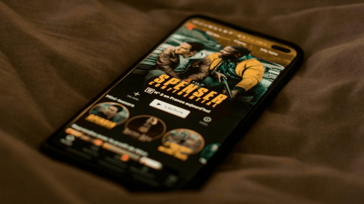 Mobilní web Netflixu