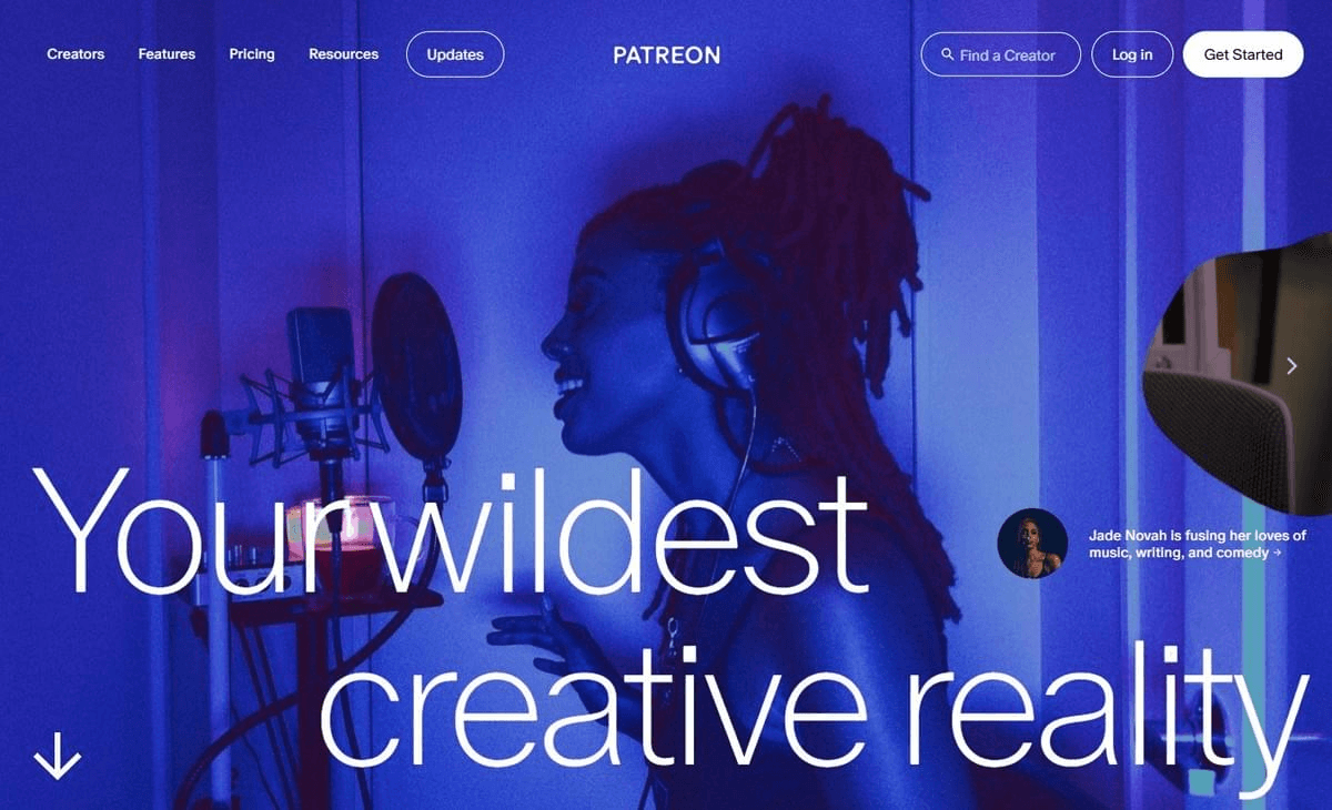 Image prise de Patreon