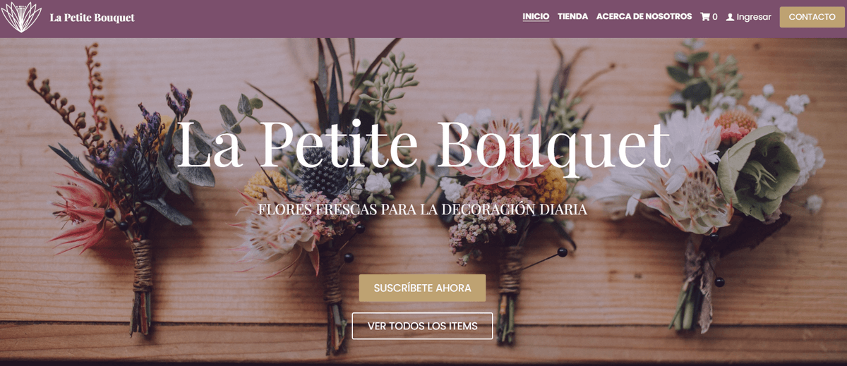 Plantilla Le Petit Bouquet