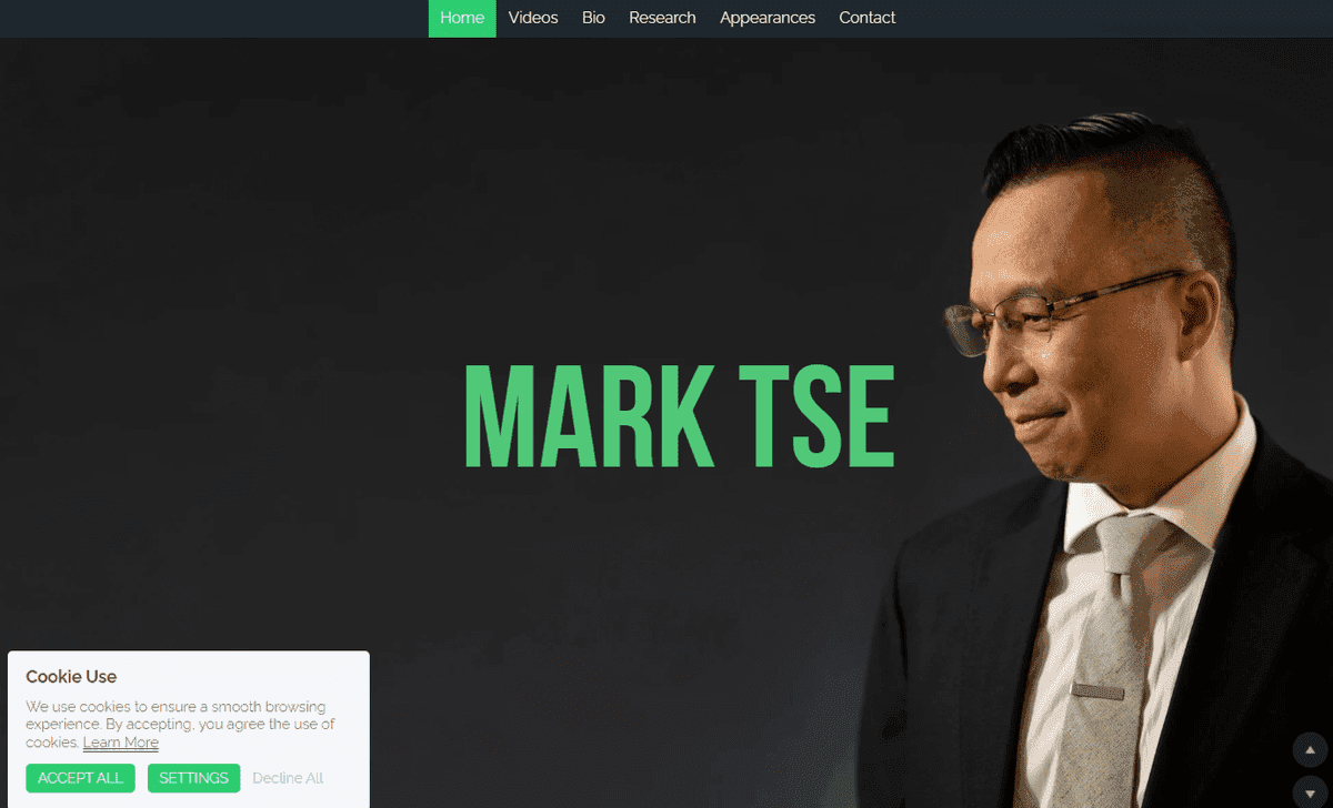Mark Tse - Sitio web del director