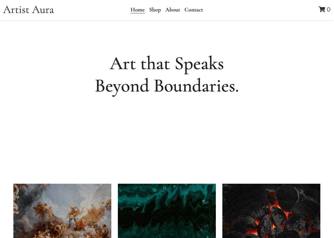 Artist Aura Template