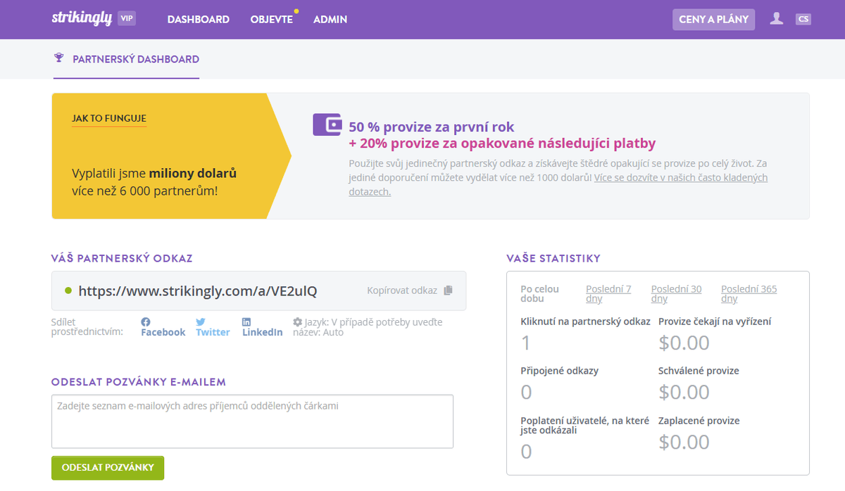 Pozoruhodně affiliate marketingová stránka