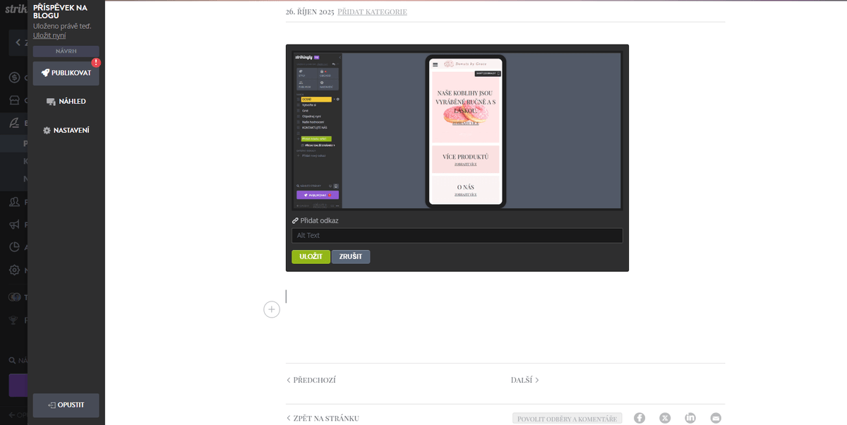 Maximalizace SEO pro rozšíření produktové řady - Strikingly - Optimalizace obrázků