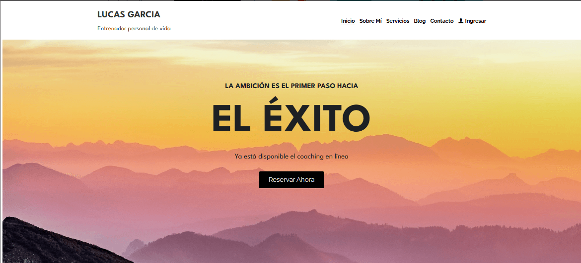 Plantilla de Coach de Vida Personal