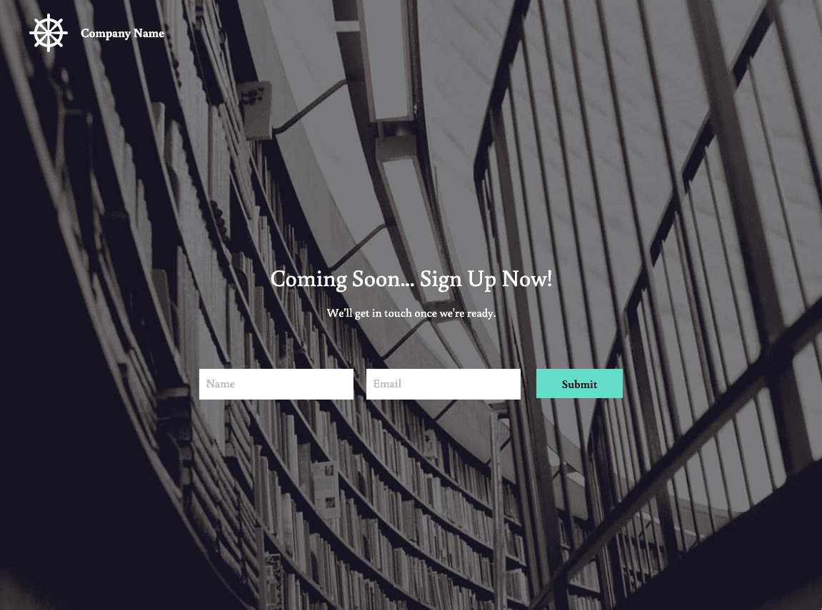 Šablona webových stránek Simple Cover Ve výstavbě