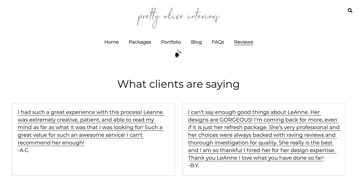 uživatelsky generovaný obsah z Pretty Olive Interior