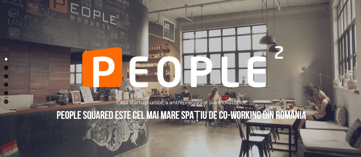 Șablonul Hub de la Strikingly