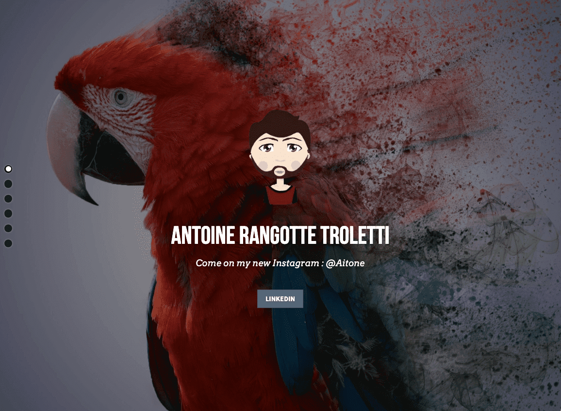 Antoine Rangotte Troletti Desain Grafis Situs Web