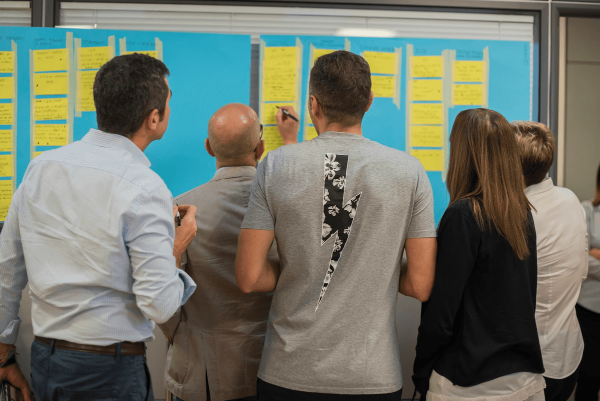 Création d'un calendrier de contenu pour susciter l'intérêt de l'équipe lors d'un brainstorming.