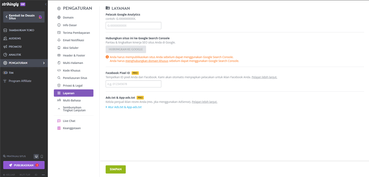 Cara Memanfaatkan Persona Pembeli dengan Integrasi Strikingly - Analytics