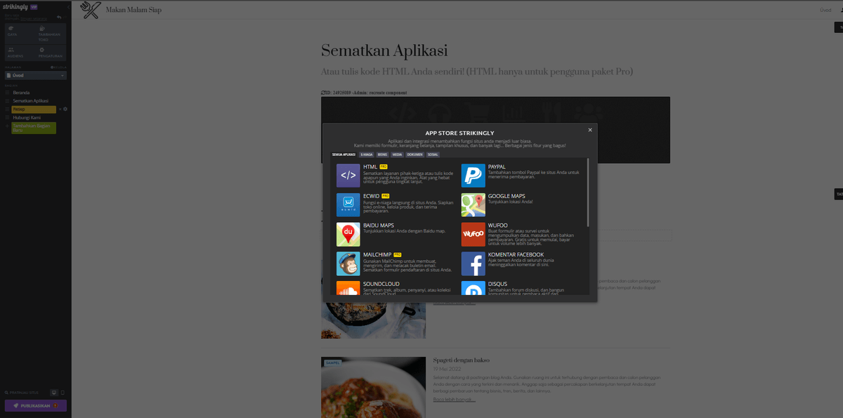 App Store yang Mencolok