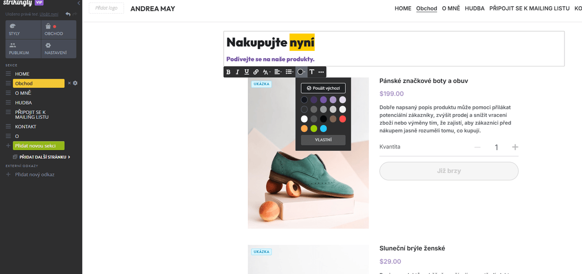 Výprodejový zpravodaj s nápaditým designem - Přizpůsobte si designové prvky