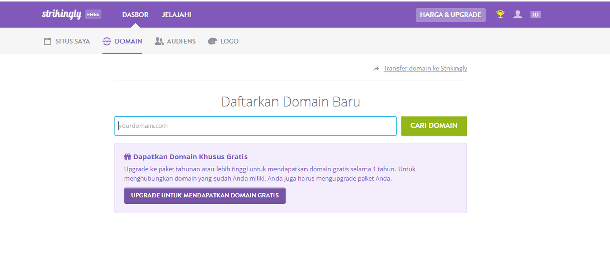 Apa Itu Desain Web di Strikingly - Domain Kustom