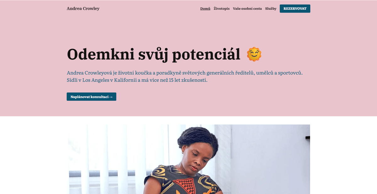 Šablona firmy Andrea Consulting