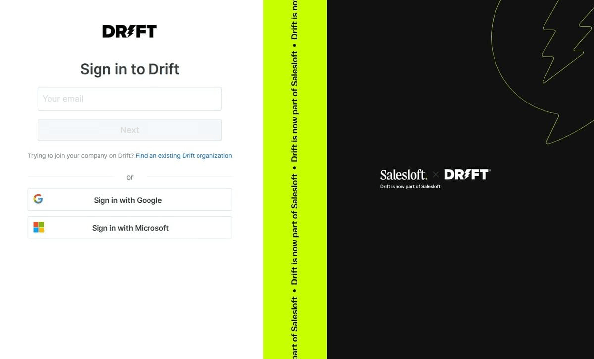 Image prise de Drift