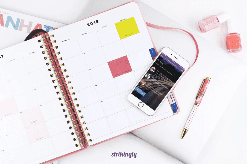 Blog de Strikingly en dispositivos móviles