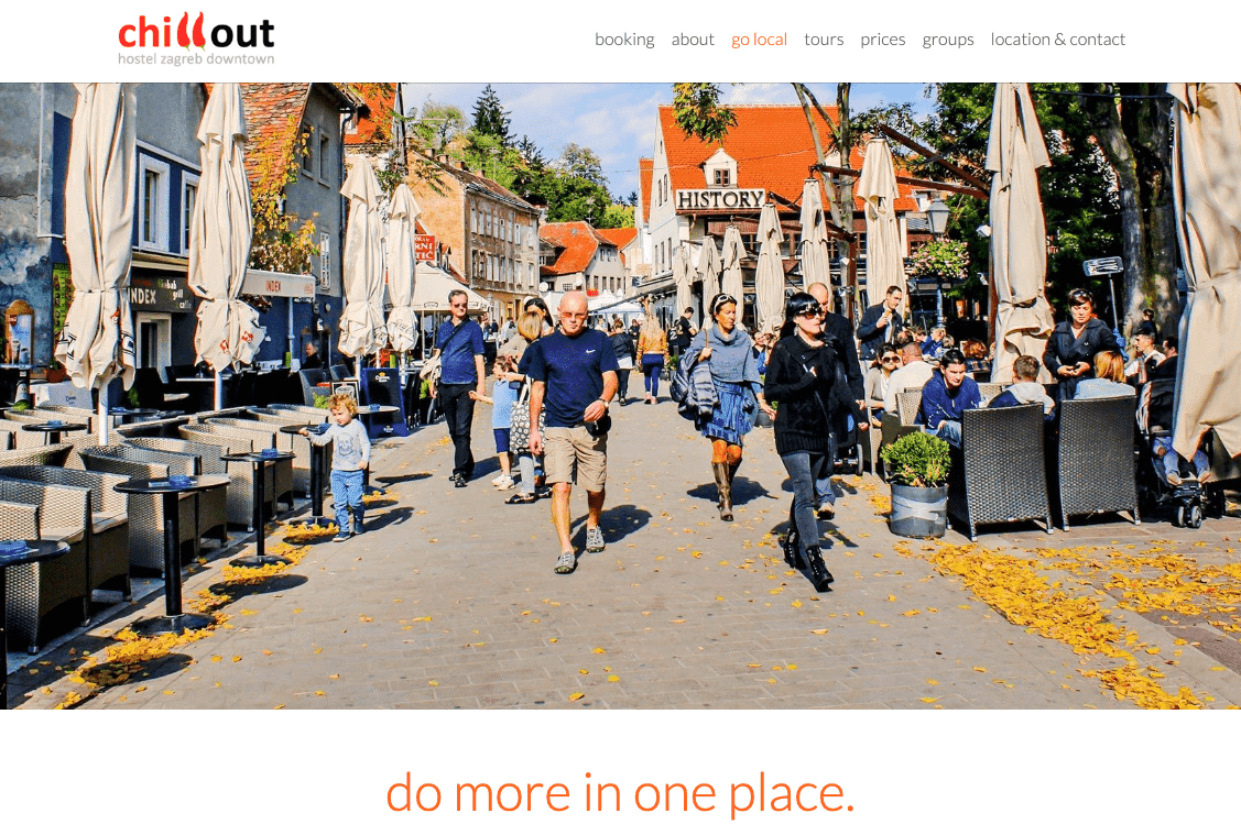 Chill Out Hostel: Akce zážitkového marketingu