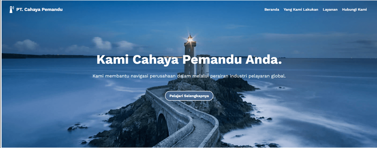 Template Zine dari Strikingly