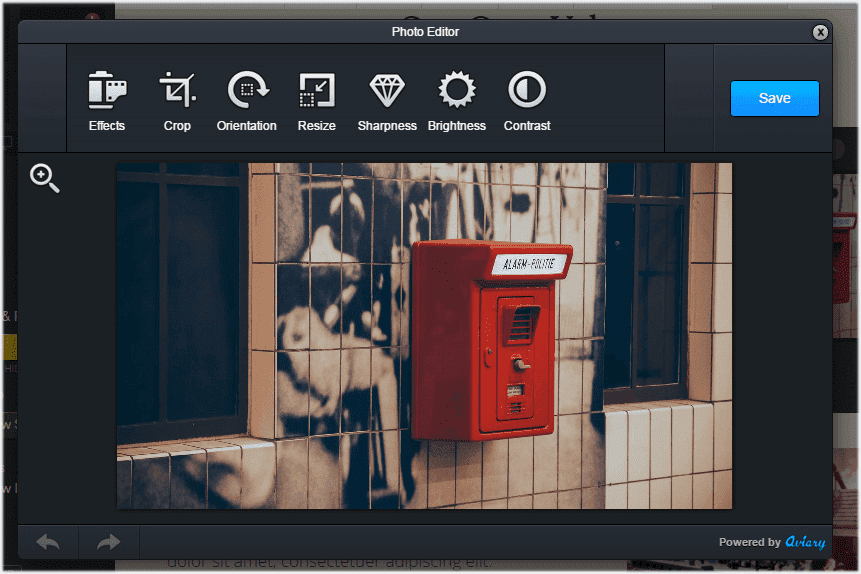 Editor de fotos sorprendente