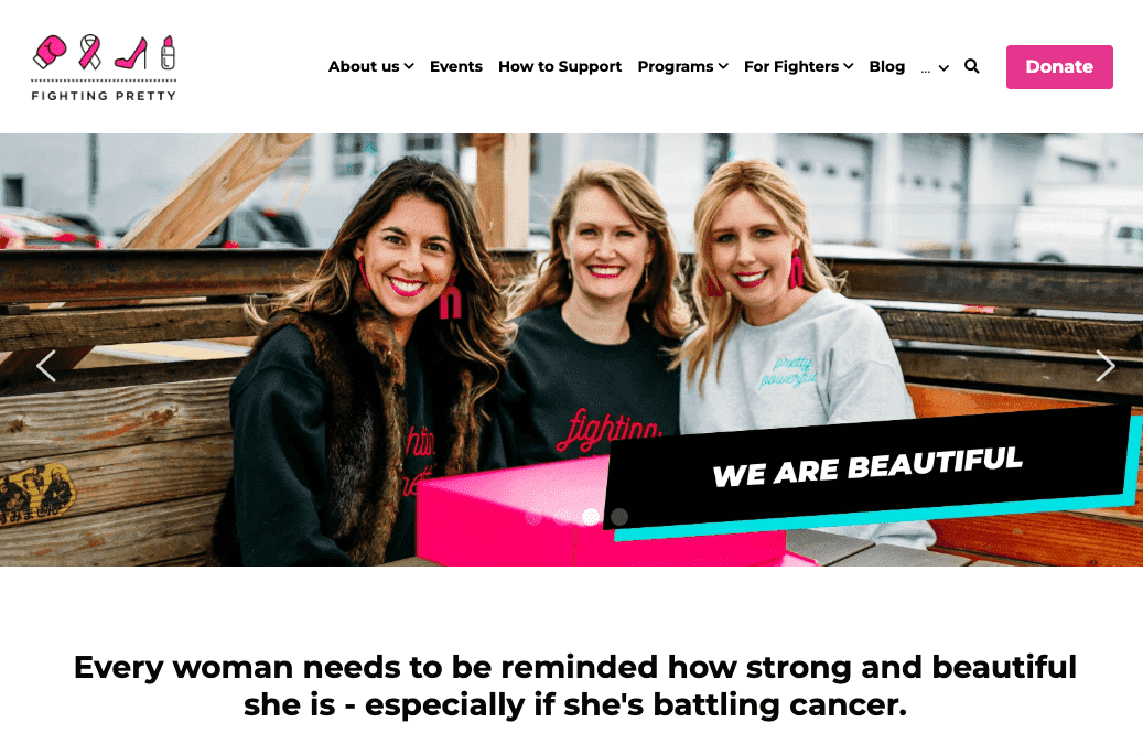 Fighting Pretty: Nezisková organizace