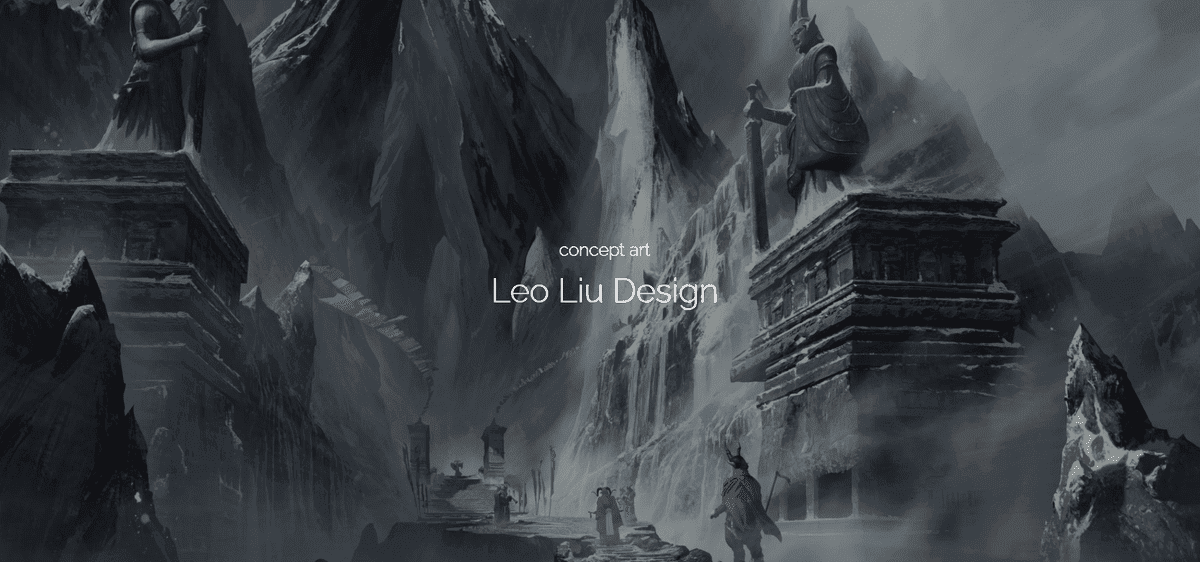 Desain tata letak situs web Leo