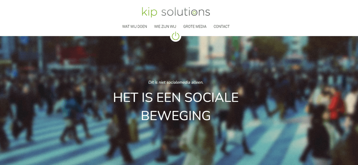 Nieuw sjabloon van Strikingly