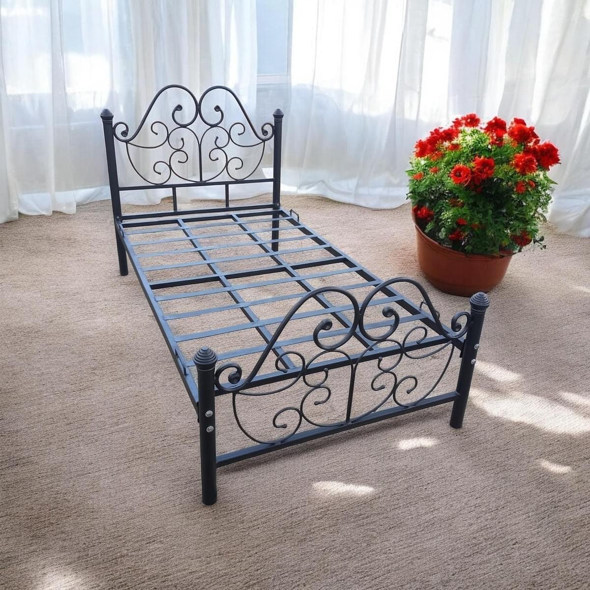 Stylish vintage metal beds