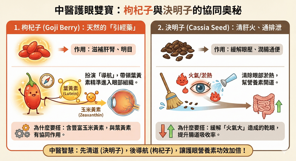 護眼雙寶：枸杞與決明子