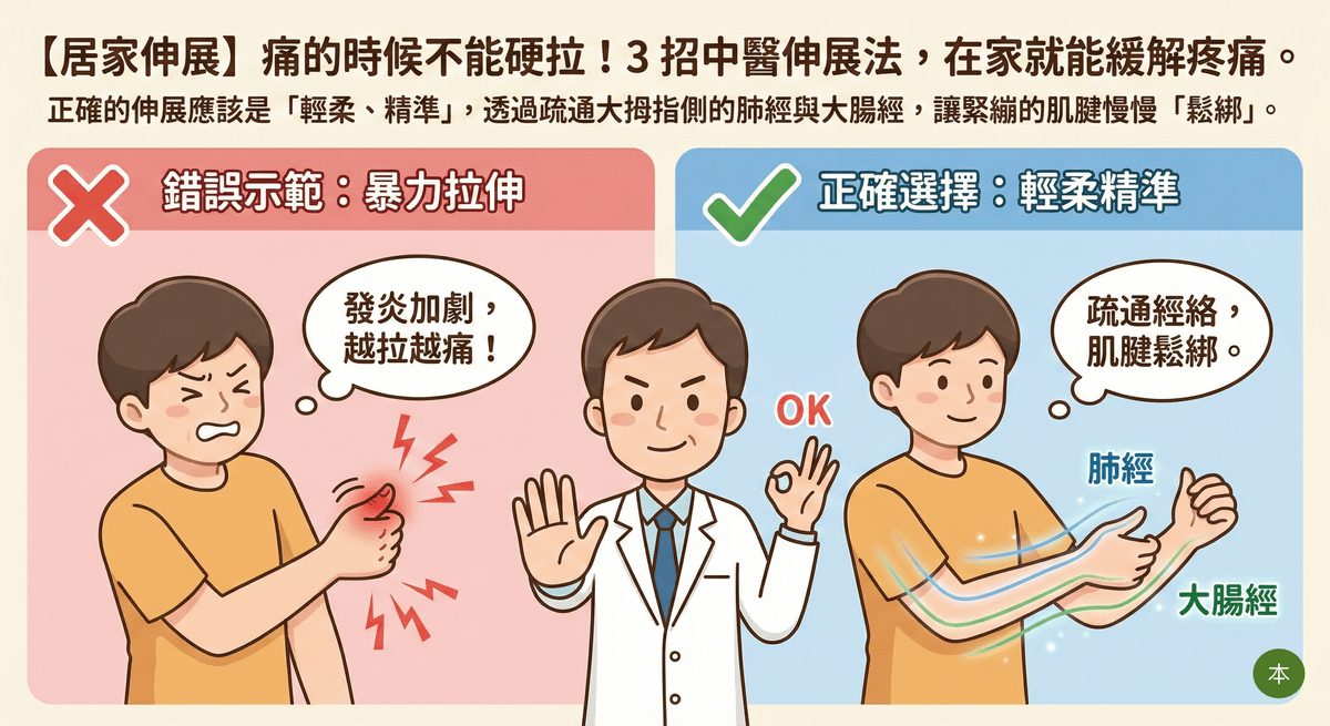 媽媽手伸展圖解