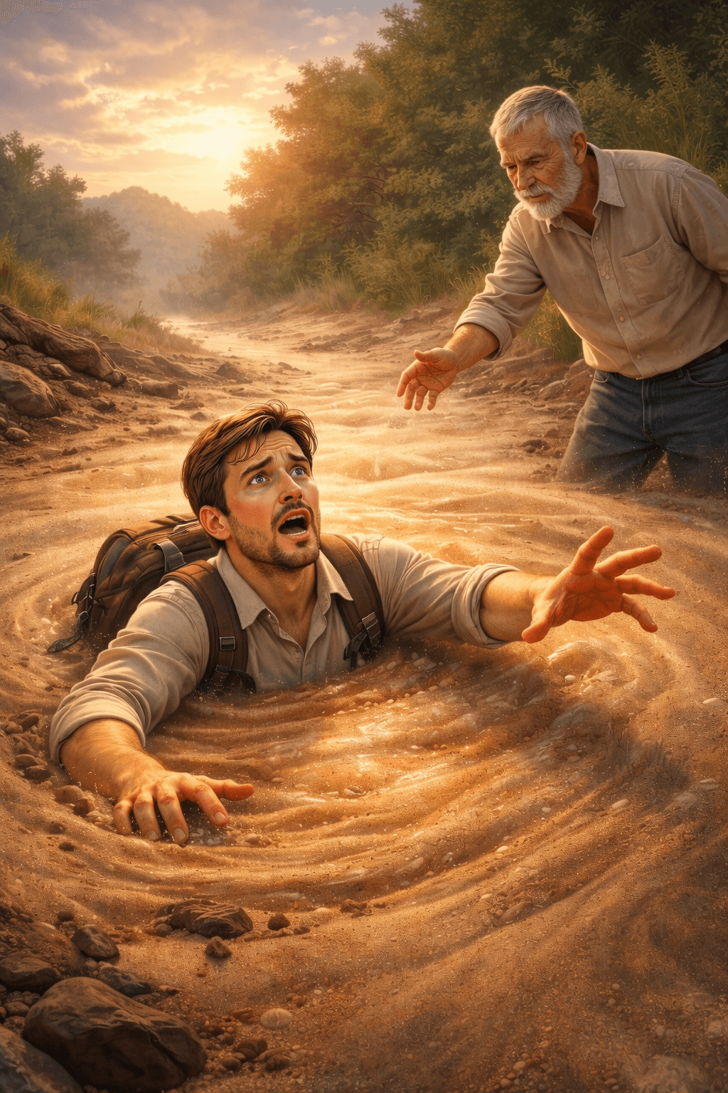 Découvrez une histoire métaphorique autour du sable mouvant, de l’hypnose et de la manière dont certaines luttes peuvent parfois entretenir ce que l’on cherche à apaiser.