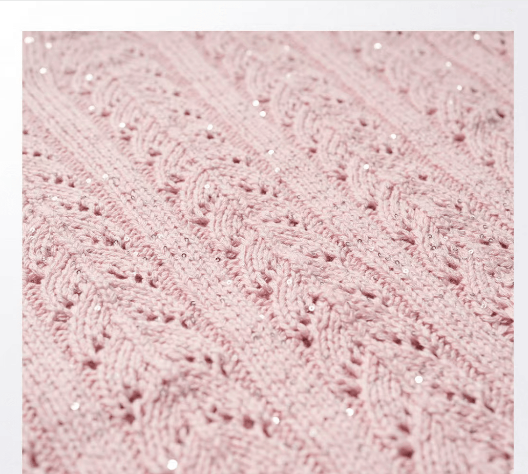 Original Handmade Knitted Hollow-Out Floral Fishtail Long Dress for Women - Slimming Elegant Light L