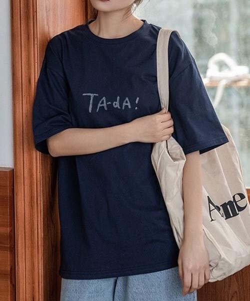 手描き風フードプリントTシャツ