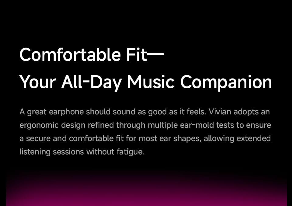 CVJ Vivian In Ear Earphones10mm Dynamic Driver suitable for Music and Gaming 0.78mm Detachable Cable