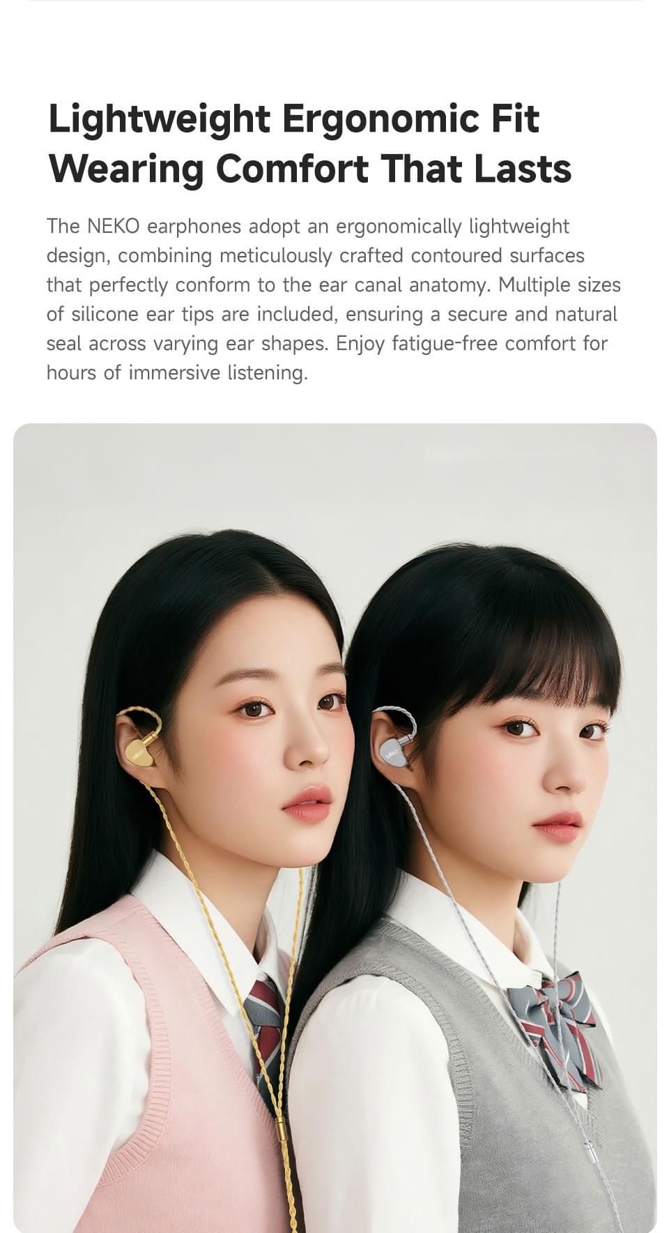 CVJ Neko In-Ear Earphones Metal Alloy Shell Dynamic Coil 3.5mm Single End 4.4mm Balanced Plug