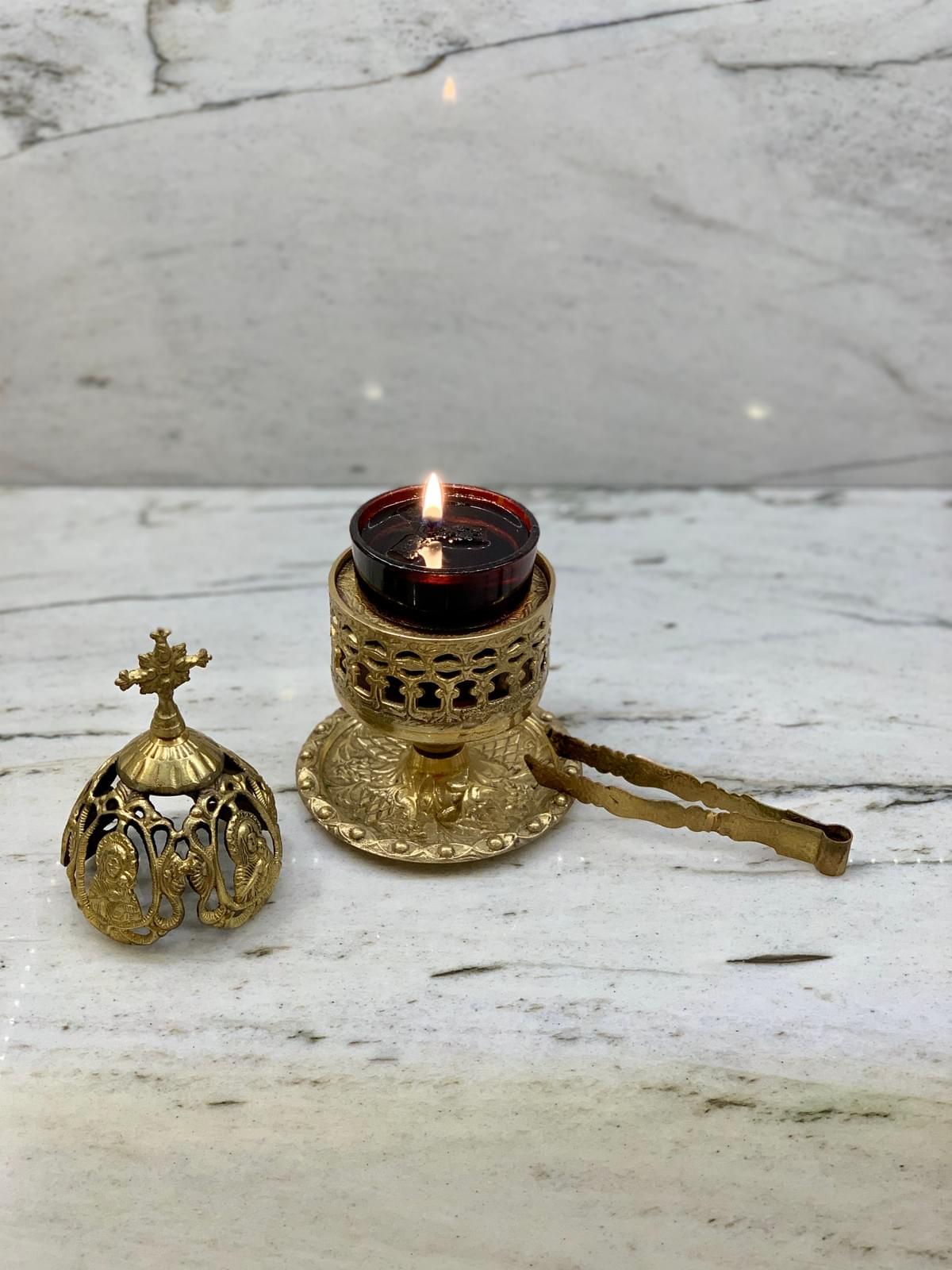 Greek Orthodox Home Candle Religious