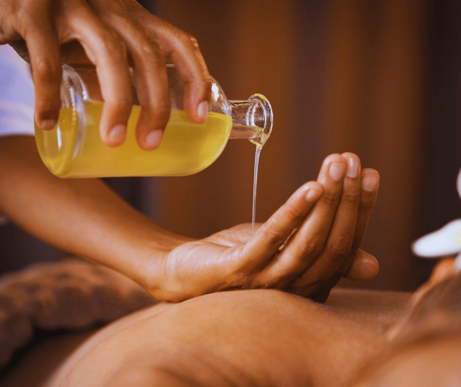 Relax your mind and body with our Aromatherapy Oil Massage, using essential oils to enhance relaxation and promote overall well-being. Aromatherapy Oil Massage Our Services at out shop we offer Traditional Thai massage, Sabai Signature massage, Deep Tissue Massage, aromatherapy oil massage,Hot Stone Massage, Pregnancy massage,Foot Reflexology, neck, back, shoulder massage, Indian head massage, Sabai Signature facial we also have our Package 1. Quick relief 60 mins.  2. Deep relax & Radiance  90 mins 3. Head to toe Relax  120 mins.