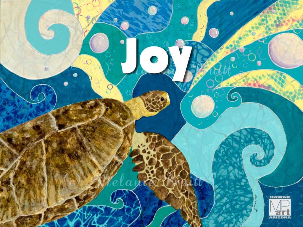 Green Sea Turtle painting