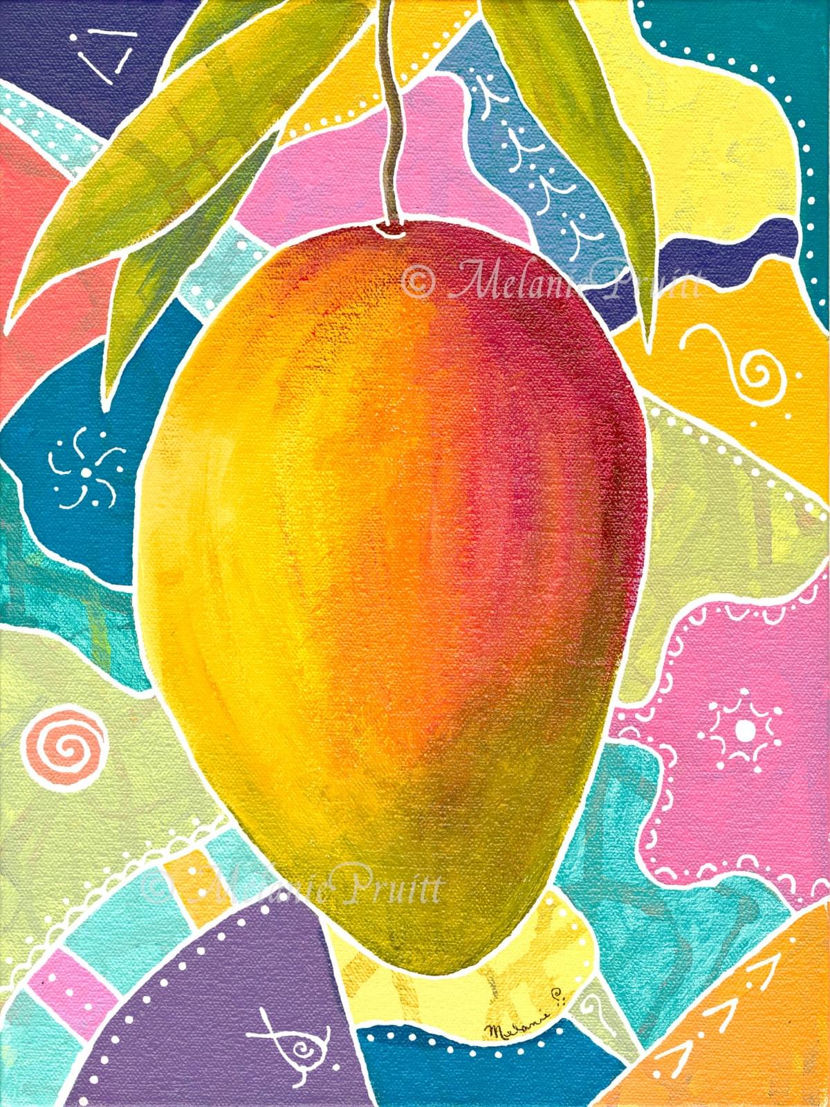 The joy of a sweet mango.