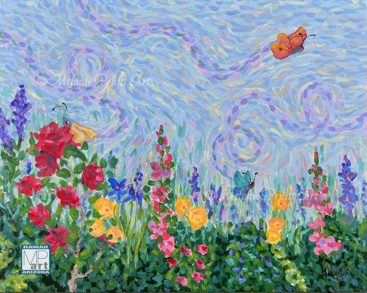 whimsical gecko painting