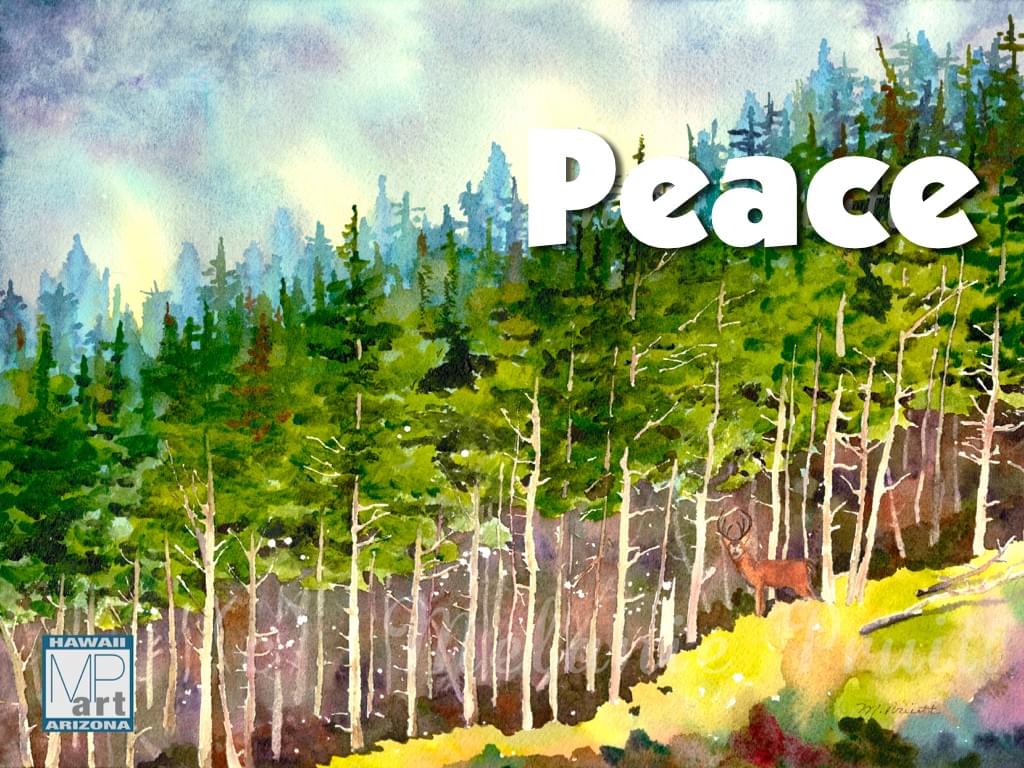 Pacific Northwest watercolor painting