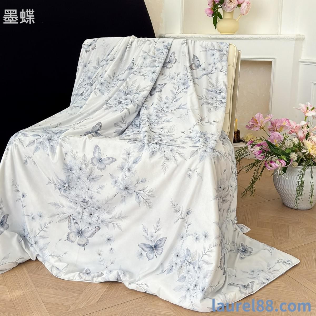 花漾印花涼感冰絲夏被(十組花色供選擇)