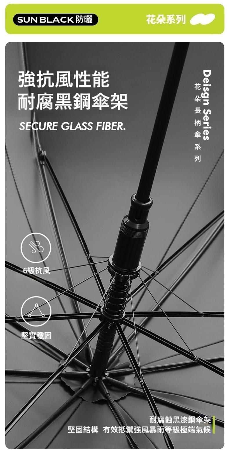 新款綻放花朵長柄傘