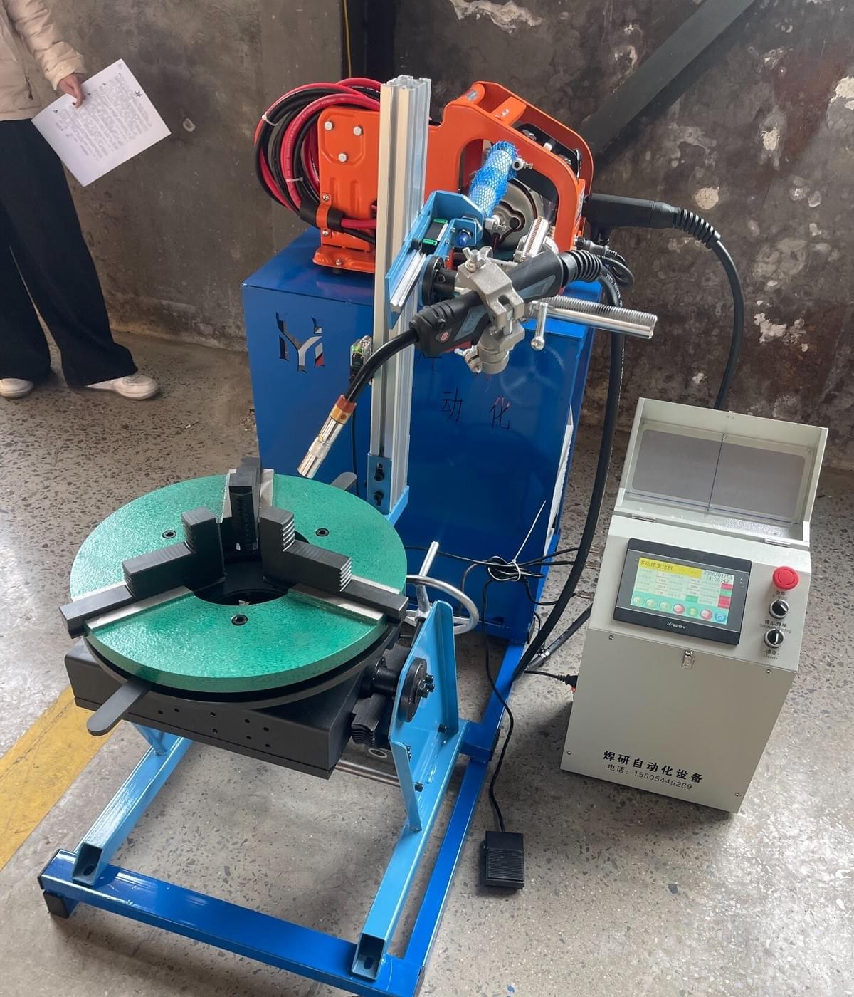CNC welding positioner