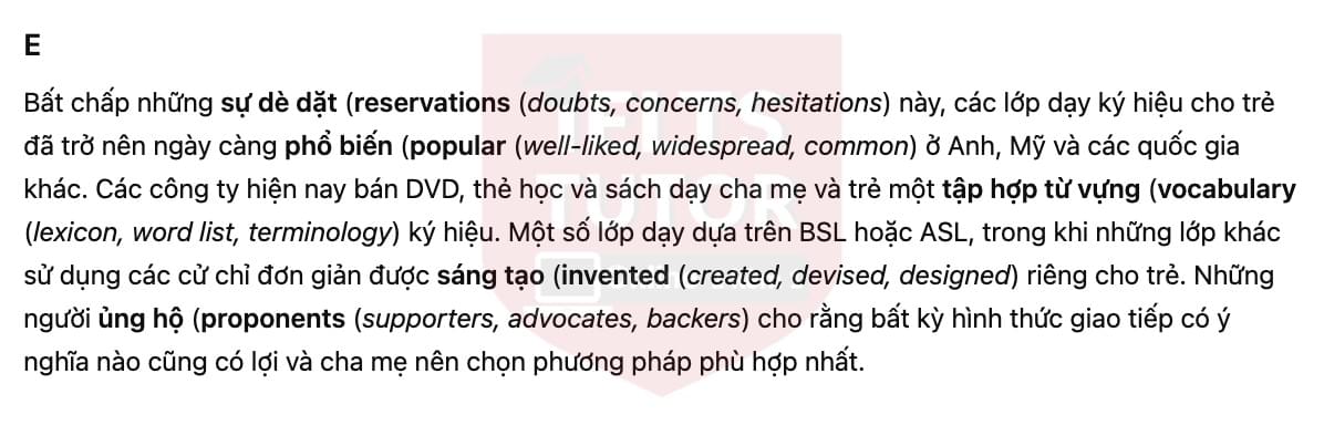 🔥Sign, baby, sign! Answers with location - Đề luyện tập IELTS READING- Làm bài online format computer-based, kèm đáp án, dịch & giải thích từ vựng - cấu trúc ngữ pháp khó