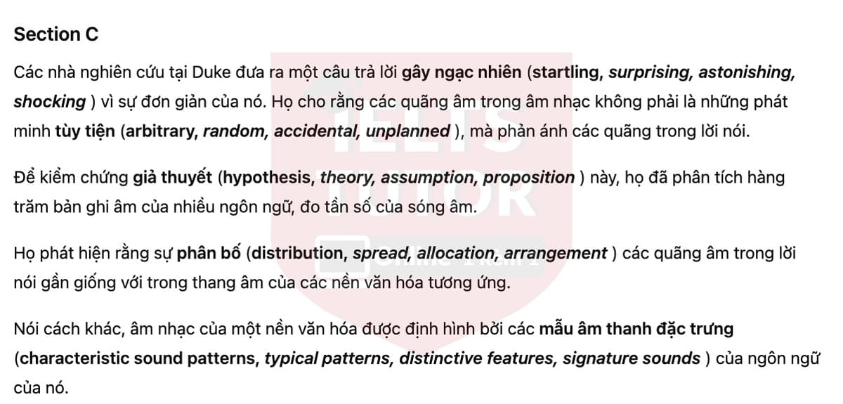 🔥Songs of ourselves Answers with location - Đề luyện tập IELTS READING- Làm bài online format computer-based, kèm đáp án, dịch & giải thích từ vựng - cấu trúc ngữ pháp khó