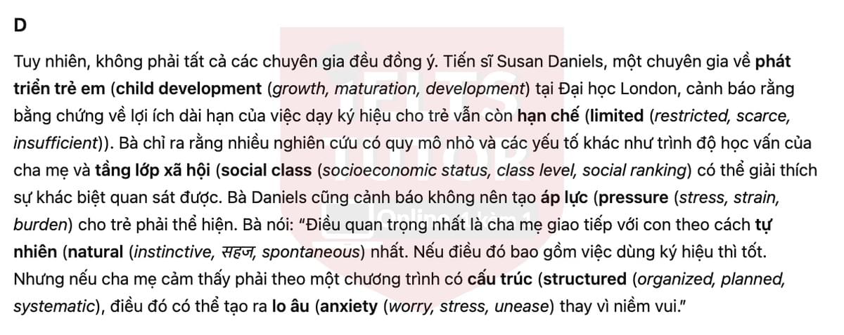 🔥Sign, baby, sign! Answers with location - Đề luyện tập IELTS READING- Làm bài online format computer-based, kèm đáp án, dịch & giải thích từ vựng - cấu trúc ngữ pháp khó