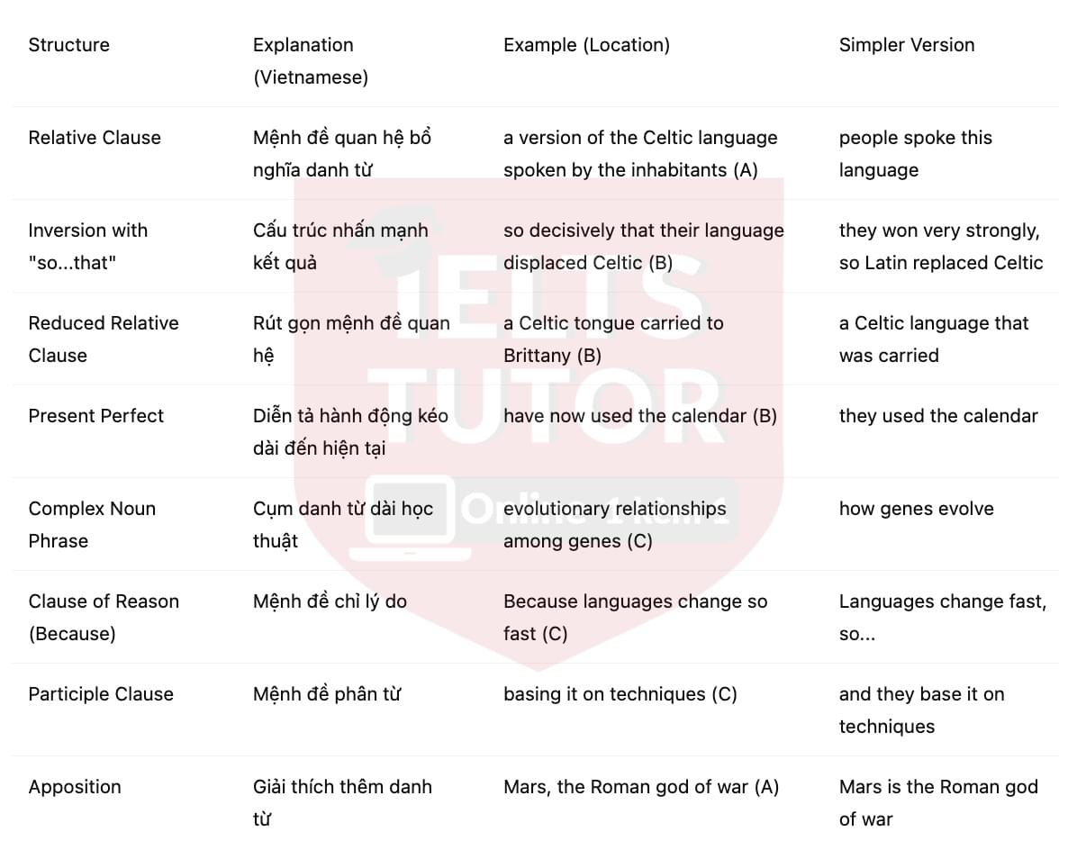 🔥The history of the Celtic language Answers with location - Đề luyện tập IELTS READING- Làm bài online format computer-based, kèm đáp án, dịch & giải thích từ vựng - cấu trúc ngữ pháp khó