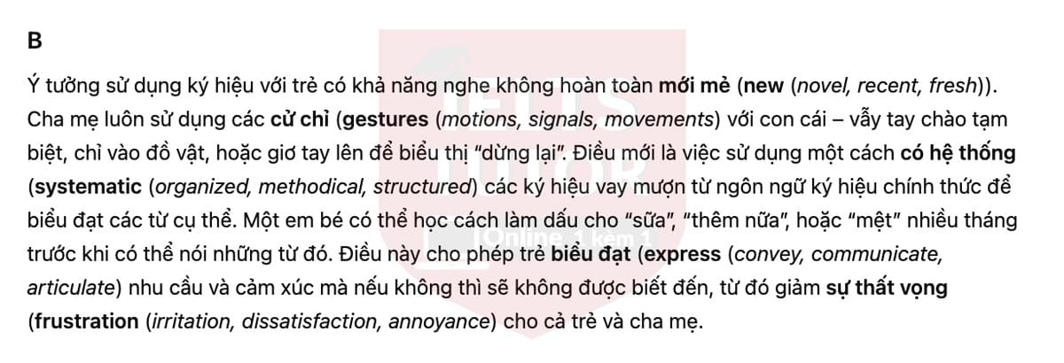🔥Sign, baby, sign! Answers with location - Đề luyện tập IELTS READING- Làm bài online format computer-based, kèm đáp án, dịch & giải thích từ vựng - cấu trúc ngữ pháp khó