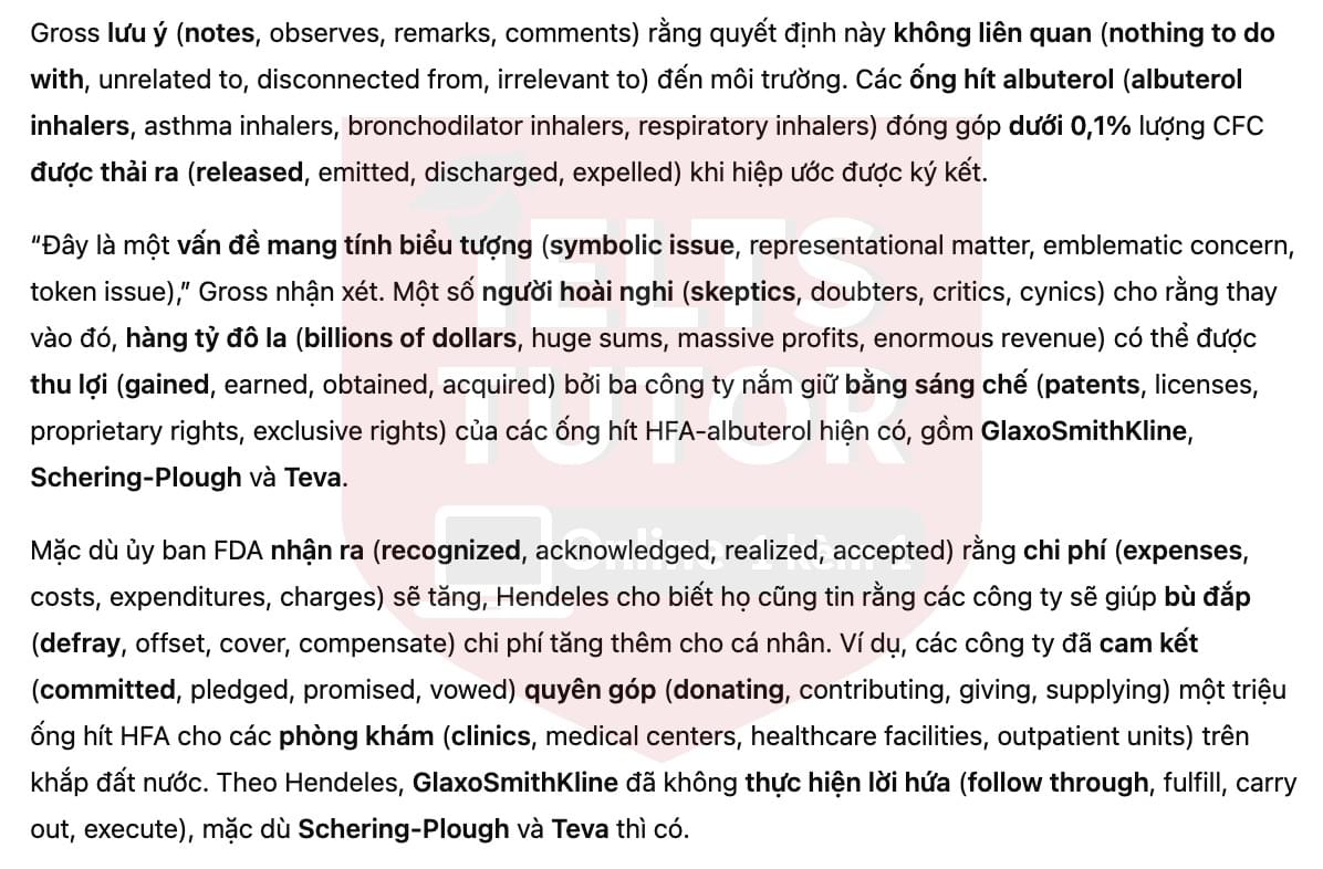 🔥Changes in Air Answers with location - Đề thi thật IELTS READING- Làm bài online format computer-based, kèm đáp án, dịch & giải thích từ vựng - cấu trúc ngữ pháp khó